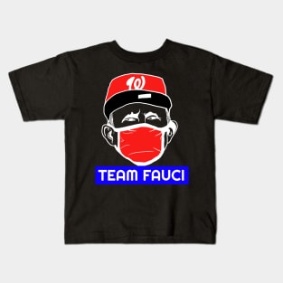 fauci baseball mask Kids T-Shirt